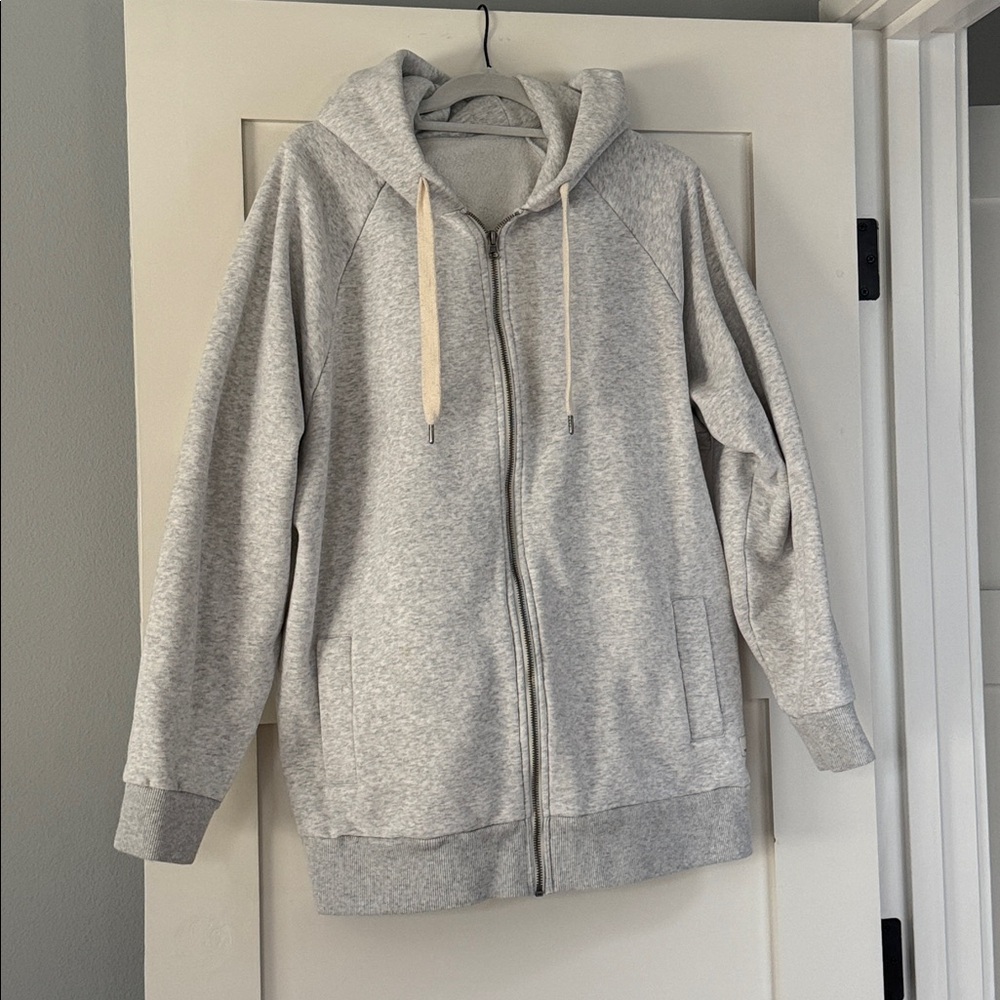 Vuori Oversized Heavyweight Zip-Up Hoodie